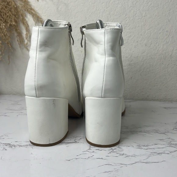 Shein Women Minimalist Side Zipper Chunky Heeled Classic Boot Size 8 - Picture 6 of 10